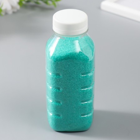 Color sand in bottles "Emerald" 500 grams-1