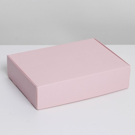 Gift folding box, packaging, "pink", 21 x 15 x 5 cm