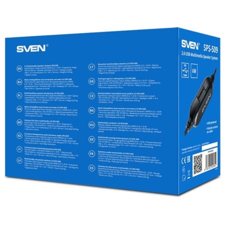 SVEN SPS-509 2.0 Black 6W speakers-4