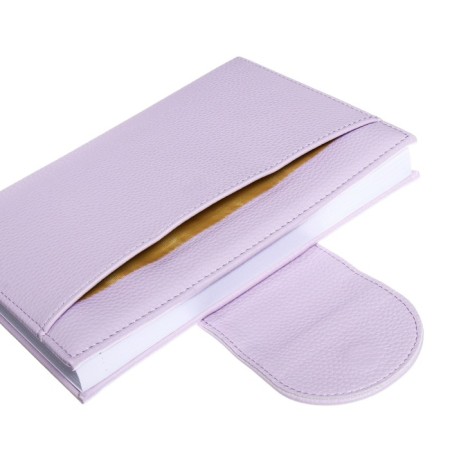 Leduced Diary A5, 160 sheets, Devente.contea, firm cover of artificial leather with foam rubber, block 70 g/m2, lilac-11