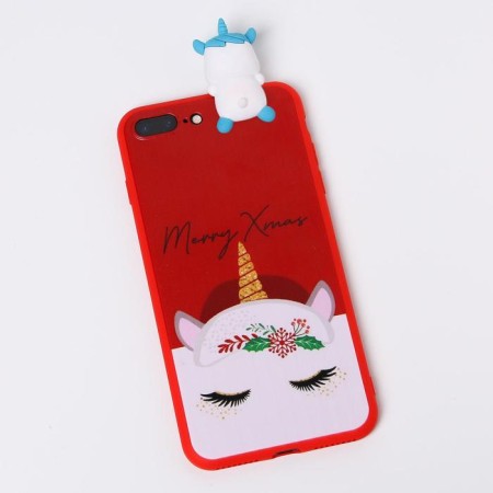 Case for the phone "New Year unicorn", on the iPhone 7.8 Plus