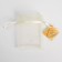 Bager Gift Organza Beige “With Love”, with a nameplate, 7 x 9 cm +/- 1.5 cm