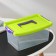 Container for storage with a lid, 4 l, 29 × 19 × 13 cm, lighting color