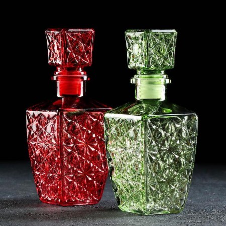 Glass -rod "Gallery. Snowflakes ", 450 ml, color mix-2