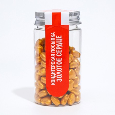 Confectionery Sprinking "Golden Heart", 50 g-1