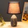 Board lamp "Jasmine" E14 40W blue-gold 20x20x33 cm Risalux