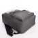 Young backpack from textiles on lightning, waterproof, 4 pockets, color gray color