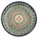 Largan Rishtan ceramics "Patterns", 31 cm, blue