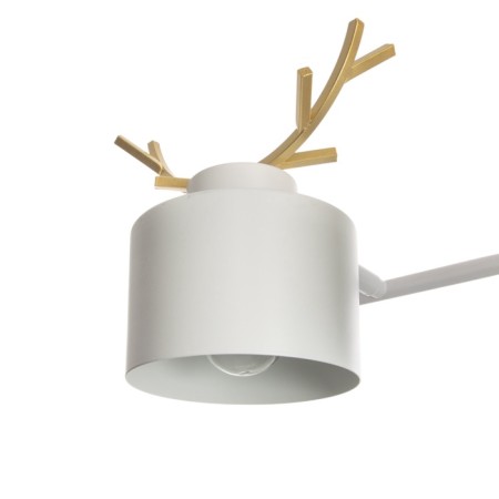 Sconces "Sokhat" 3he27 40w white with gold 60x15x22cm-5