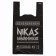 Package Polyethylene T -shirt 30 + 16 x 55 cm, 20 μm, black "Niks"