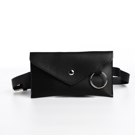 Gift set, waist bag, two covers for a passport, black color-2