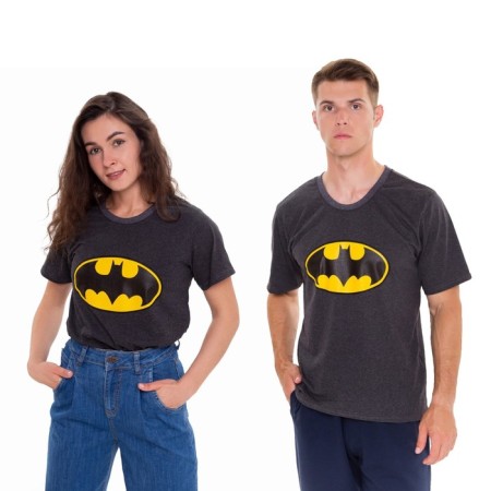 Women's T-shirt, color dark gray melange, bat, size 46