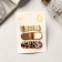 Invisibility for Herty hair (set 10 pcs) Leo, 5 cm, gold