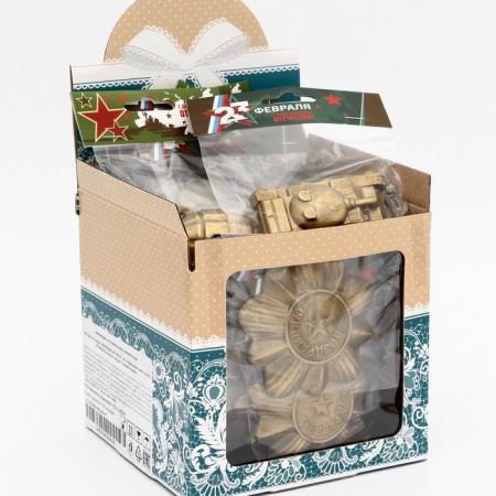 Chocolate figures "Arsenal" with Candourin, Mix, 40 g-1
