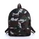 Baby backpack on lightning, external pocket, camouflage color/green