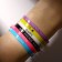 Forever Young silicone bracelets, set 6 pcs., Color, D = 5.5 cm