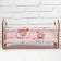 Wooden bed for dolls "Katyusha", 44 × 24 × 24 cm, with bedding