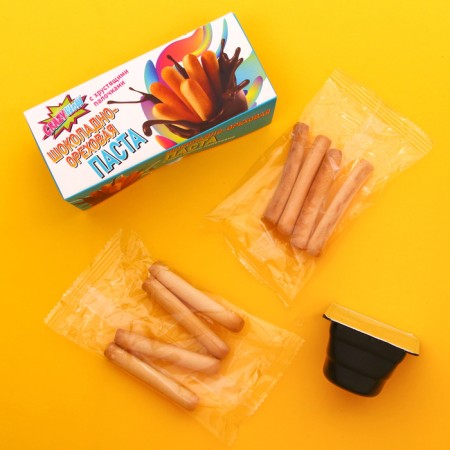 Chocolate-naked paste "Crazywow", with crispy chopsticks, 61 g-2