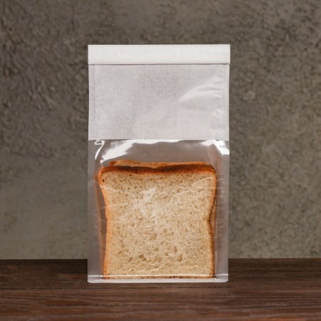 Paper package, with a window, rectangular bottom, white, 13 x 10 x 28 cm-2