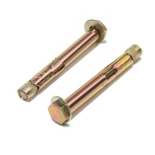 Anchor bolt of scrap, galvanized, 10x80 mm, 75 pcs