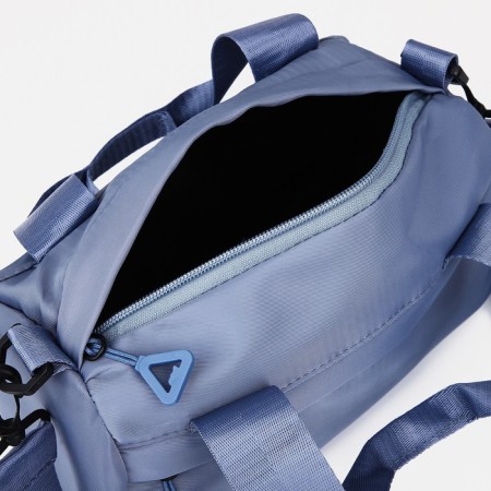 Sports bag with lightning, external pocket, gray color-4