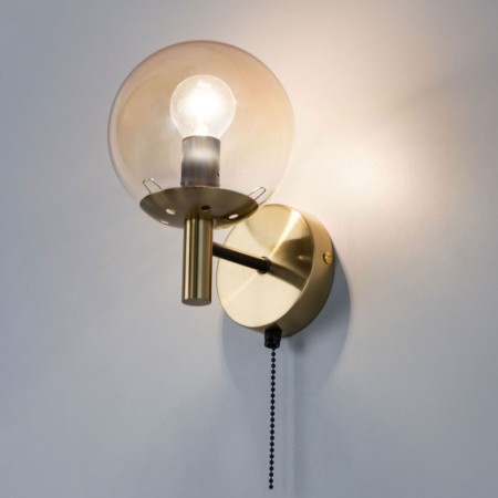 Sconces Citilux "Charlize" CL143413, 13x20.5 cm, 1x40W, E14, brown color-9