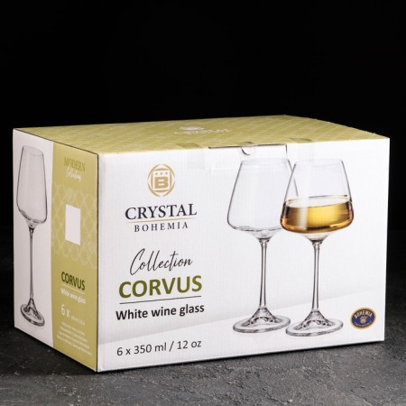 Set of glasses for wine Corvus, 350 ml, 6 pcs-1
