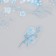 Stickers for creativity plastic "Flower branches" set 40 pcs 0.2x10x15 cm