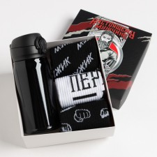 Gift set of thermos and socks 3 pairs of KAFTAN 