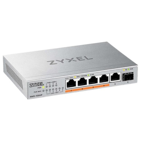 SyXEL XMG-105HP-EU0101F (L2) 5x2.5 Gbit/s 1SFP+ 4POE ++ 70W Unguided-2