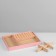 Strack for jewelry "Casket" A removable stand, 17 × 23 × 8.5 cm, pink color