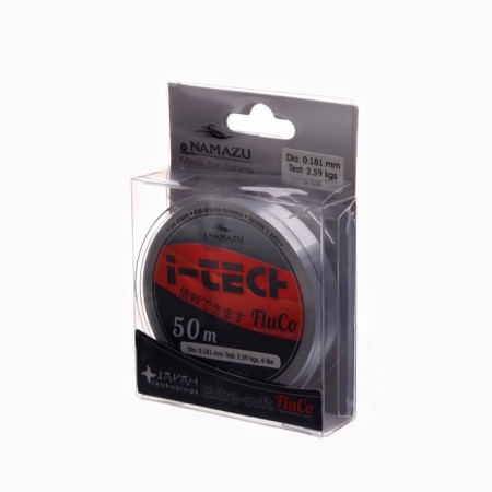 Namazu I-Tech Fluco fishing line, diameter 0.181 mm, test 2.59 kg, 50 m, transparent-1