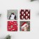 New Year. Magnetic bookmarks in the postcard "For Cozy Reading", 4 pcs