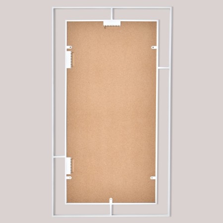 Wall mirror "White Rubin", in a rectangular case, 80x45 cm-1