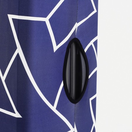 Case for a suitcase (M) Textura, blue color-3