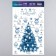 Vinyl stickers on the windows "Holiday", reusable, 20 x 34.5 cm, New Year
