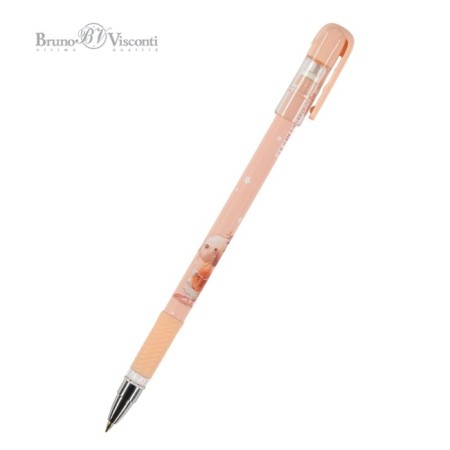 Ballic handle BrunovisConti Magicwrite "mouse with a nut", node 0.5 mm, blue ink, matte case Soft Touch
