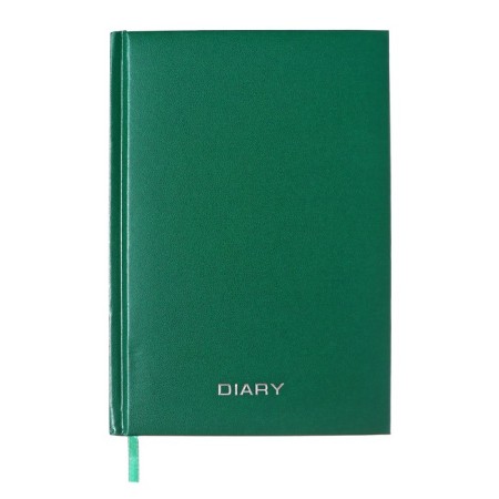 Leduced Diary A5, 160 sheets, Attomex. Orion, solid boumvinyl cover with foam rubber, liesse, block 70 g/m2, green-1