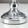 Table lamp "Santi" 1x40W E27 chrome 15x15x28 cm Risalux