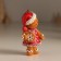 Souvenir Polystone Suspension "Ginger Snowman in the New Year's outfit" MIX 5.5x4x8.5 cm