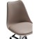 Computer chair Kolin Metal/Ecokuzha/Plastic, Chrome/Beige 49x56x78 cm