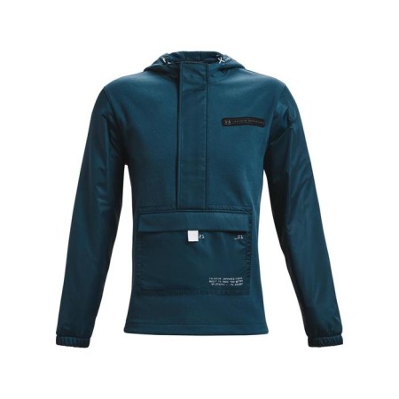 Longslewed male UA CGI Utility 1/2 ZIP JCKT, size 46-48 (1366199-413)-3