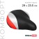 Dream Bike saddle, comfort, black/red color