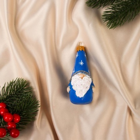 Christmas tree decoration "Merry bearded 1", in a gift package H-10cm mix
