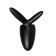 Furniture hook Cappio Rabbit, two -rod, black
