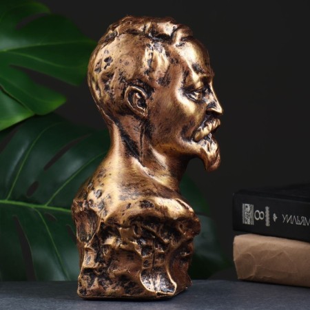 Bust Dzerzhinsky F.E., bronze 17x24cm-1