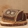 Bakery "Swans", complex, 28 × 22 × 15cm, birch bark, mix