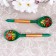 Teaspoon "Zelenushka", 14.7 × 3.5 cm, mix
