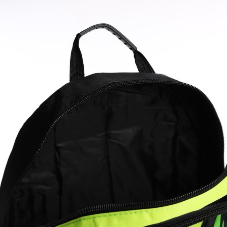 A backpack on a zipper with an increase, 65l, 4 external pockets, green color-8