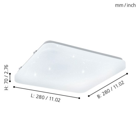Frania-S lamp, 1x11.5W LED, 3000K, 1350LM, white color-2